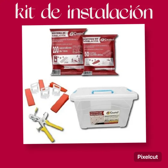 Kit Castel De Instalación De Porcelanato Y Ceramica