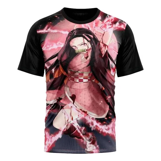 Franela Para Niña De Nezuko- Demon Slayer 