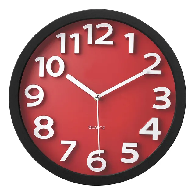 Tempus Reloj Pared Contemporaneo Numero Contrastante Elevado