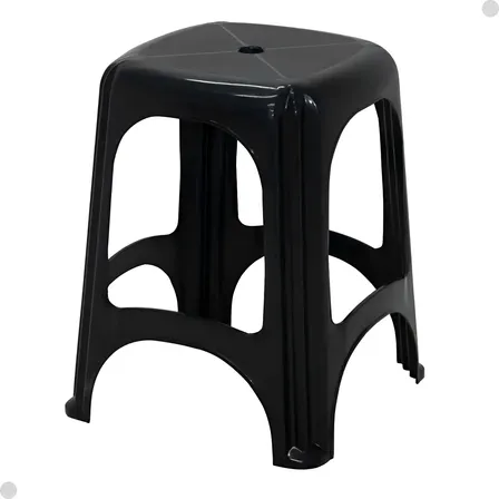 10 Banqueta Niteroi Preto Tramontina Resistente 100kg
