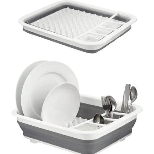 Estante De Platos Plegable Escurridor De Platos Plegable D