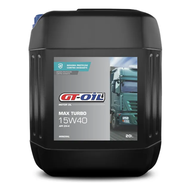 Óleo Lubrificante Motor Max Turbo Sae 15w40 Ch4 Gt Oil 20lts