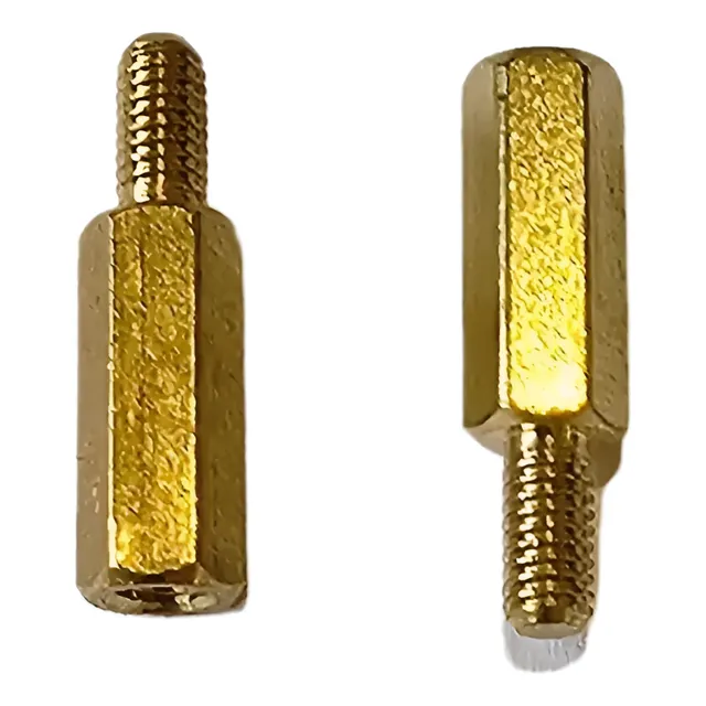 10 Tornillos Separadores Espaciadores M3x12mm Macho Hembra
