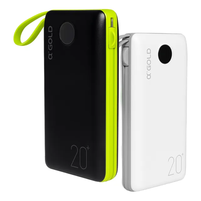 Power Bank Turbo Carga Rápida Universal Portátil 20000mah