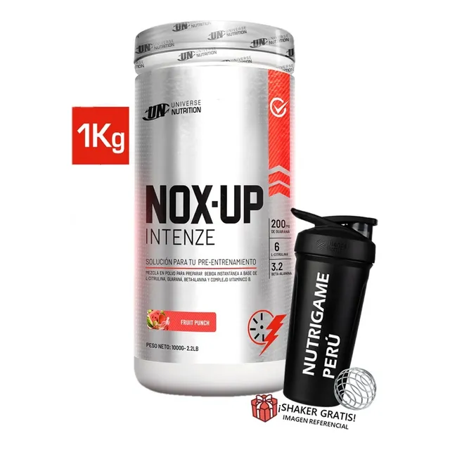 Nox Up Intenze 1 Kg Oxido Nitrico Pre Entreno Tienda Fisica