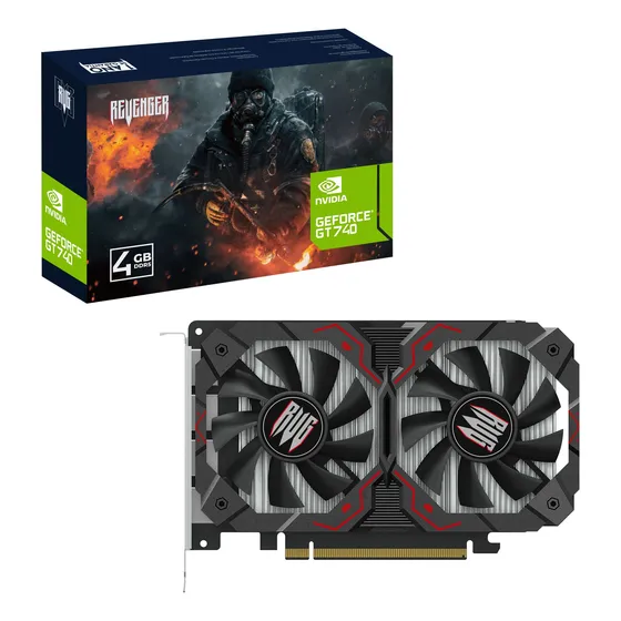 Placa De Vídeo Geforce Gt740 4gb 3 Monitores Directx@ 12