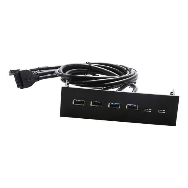 Hubs Usb Del Panel Frontal De 5,25 4 Puertos Usb3.0 2.0