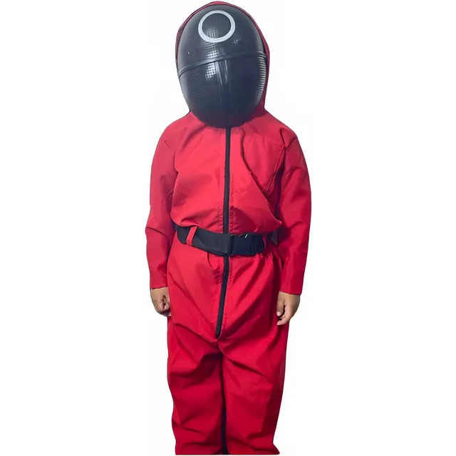 Disfraz Del Juego Del Calamar Para Niños (halloween)