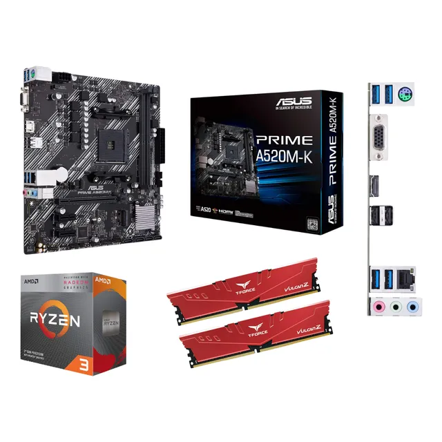 Kit Actualización Gamer Ryzen 3 + Mother Asus + 16 Gb Ddr4