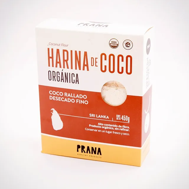 Harina De Coco Orgánico 450g Prana