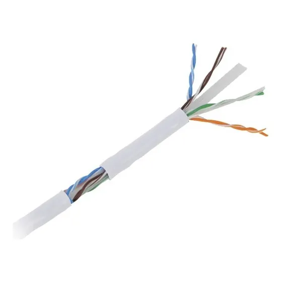Bobina De Cable 305 Mts Utp Cca Cat6 Color Blanco cable de cobre y aluminio