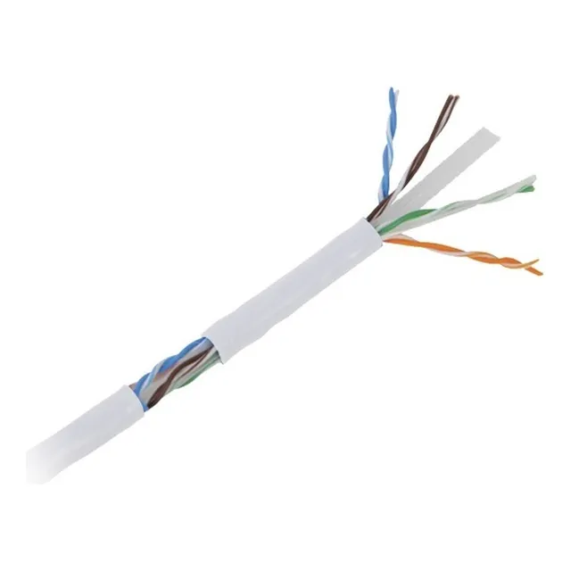 Bobina De Cable 305 Mts Utp Cca Cat6 Color Blanco cable de cobre y aluminio