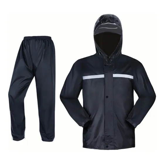 Conjunto De Chamarra + Pantalón Con Tiras Reflectantes