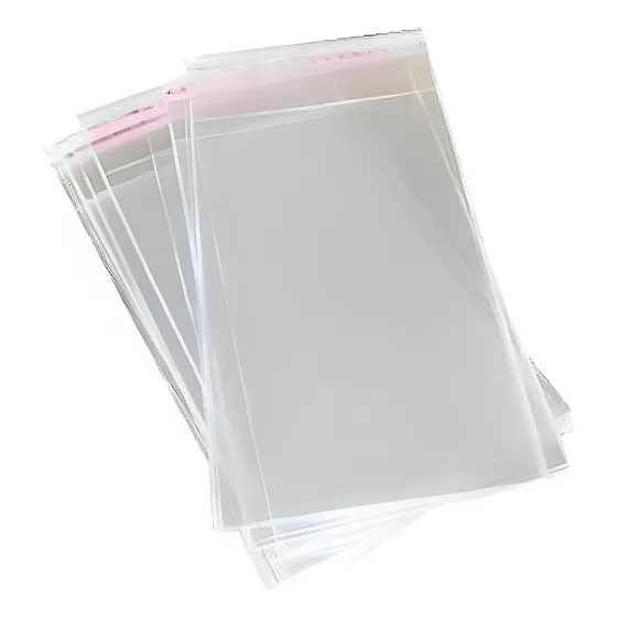 MB Imports Saco Adesivado 100 unidades 10x8cm transparente