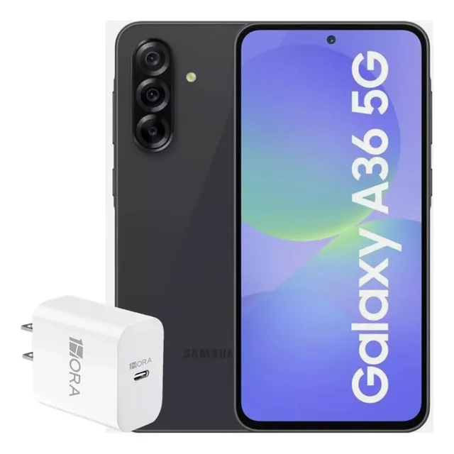 Samsung Galaxy A36 5g Dual Sim 128 Gb 8 Ram Black + Adapter Genérico