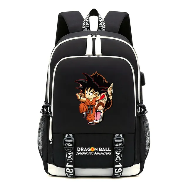 Mochilas Escolar Goku Dragon Ball Adolescentes Moda Cool Moc