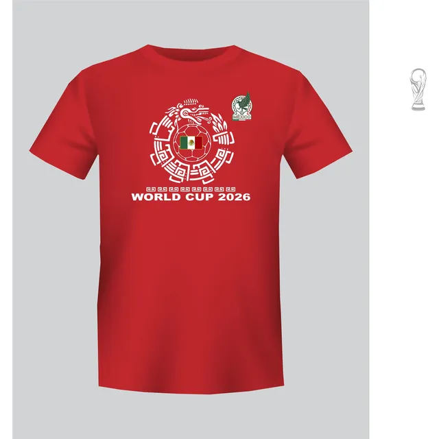 Playera Futbol Mexico Seleccion Mexicana Algodon Mundial