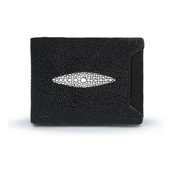 Cartera Billetera Con Tarjetero Piel Genuina De Mantarraya