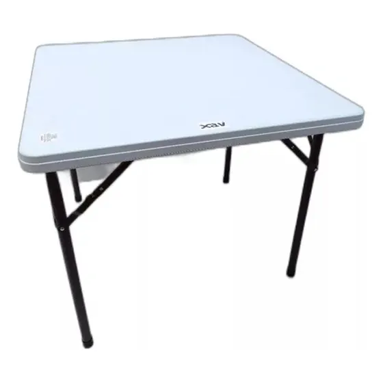 Mesa Plegable Portatil Cuadrada Plastica Duro Bl Simple 0529