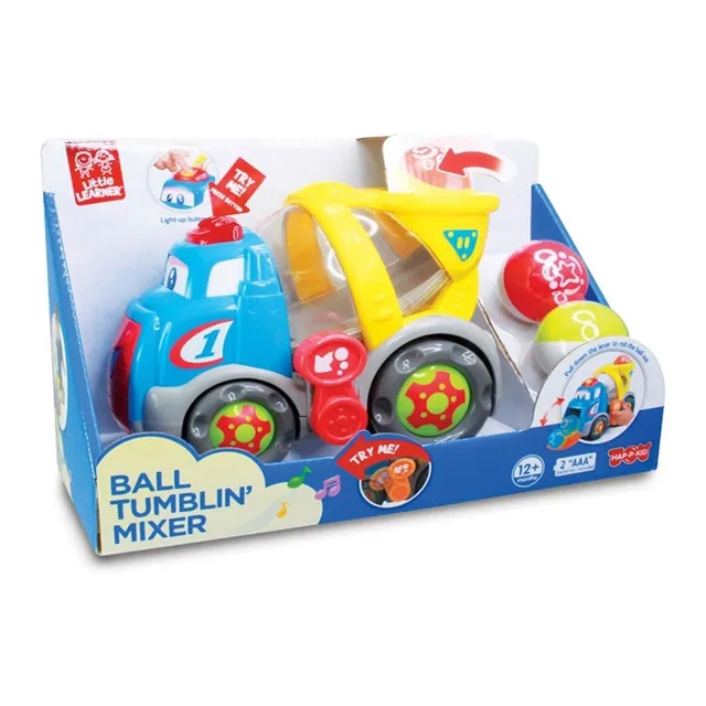 Juego Bebé Camión Mezclador Atrapa Pelotas Con Luz Y Sonido