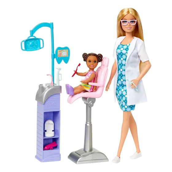 Muñeca Barbie Odontóloga Con Accesorios