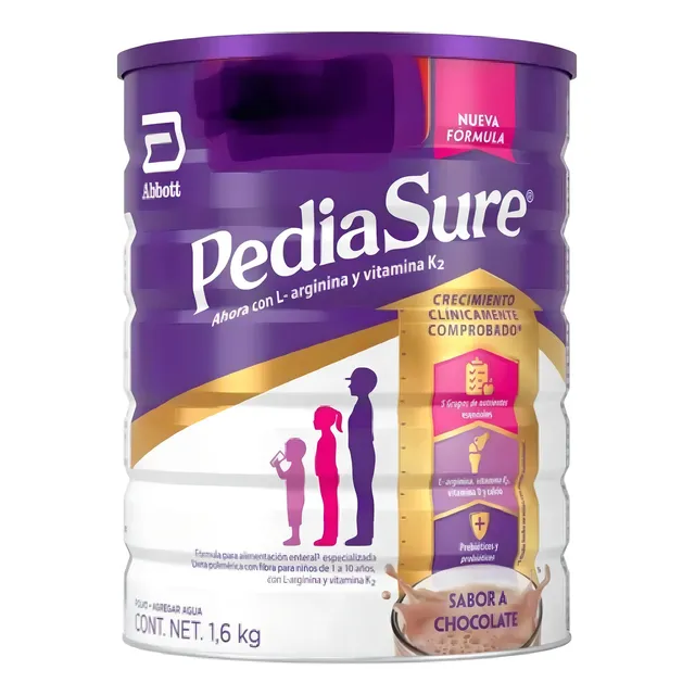 Pediasure En Polvo Suplemento 1.6kg Sabor Chocolate