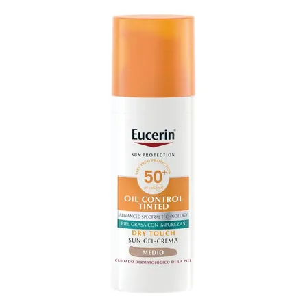 Eucerin Sun Oil Control Protector Solar Facial Tono medio FPS 50 x 50 ml