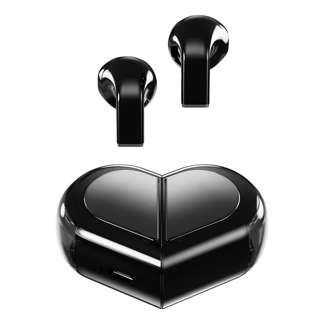 Bmani K520 Auriculares Bluetooth Con Forma De Corazón Negro
