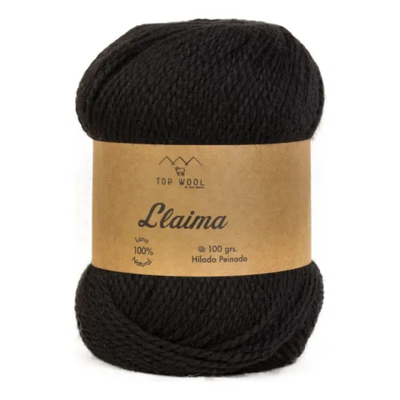Lana Llaima Teñida 100% Oveja Top Wool 100 Grs.