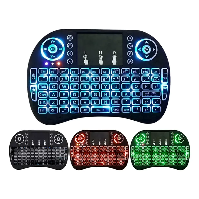 Teclado Todo En 1 Inalambrico Y Bluetooth + Mouse Integrado