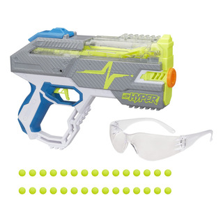 Blaster Nerf Hyper Rush-40 Con Acción De Bombeo Con 30 Hiper Blaster Nerf Hyper Rush-40 Con Acción De Bombeo Con 30 Hiper