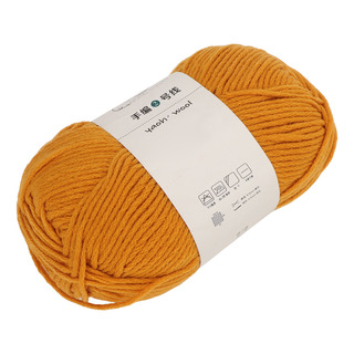 Fio De Algodão De Crochê, 6 Fios, Amarelo Outono, De Espessu Fio De Algodão De Crochê, 6 Fios, Amarelo Outono, De Espessu