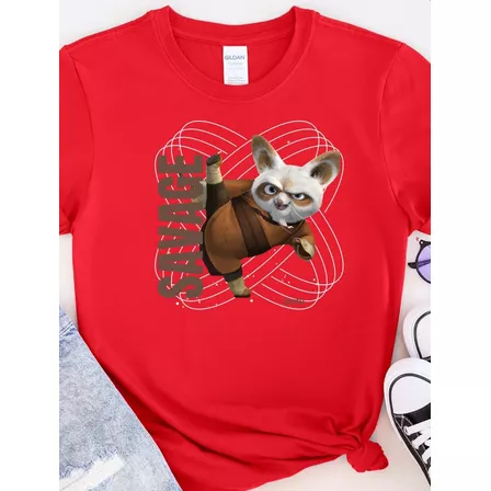 Polera Unisex Kung Fu Panda Shifu Algodon Estampado