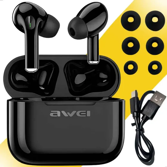 Fone Bluetooth T29 TWS Gamer Awei 25H Bateria IPX6 Touch Sem Fio Bluetooth 6.0 Graves Potentes