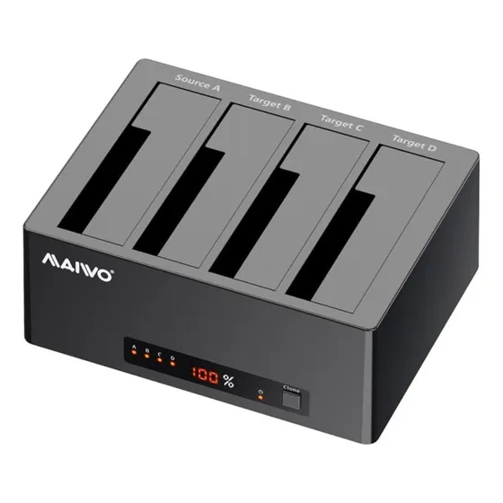 Docking Station Maiwo 4 Bahia Clonador Sata Usb Hdd 2.5/ 3.5