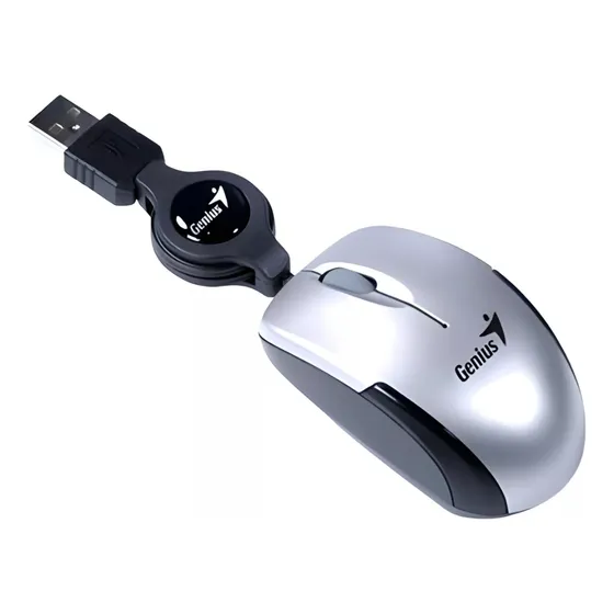 Mouse Genius Óptico Micro Traveler Gris 3 Botones