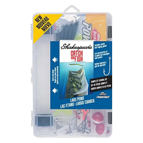 Shakespeare Catch Más Caja De Pecas De Pescado Kit, 5mwd6