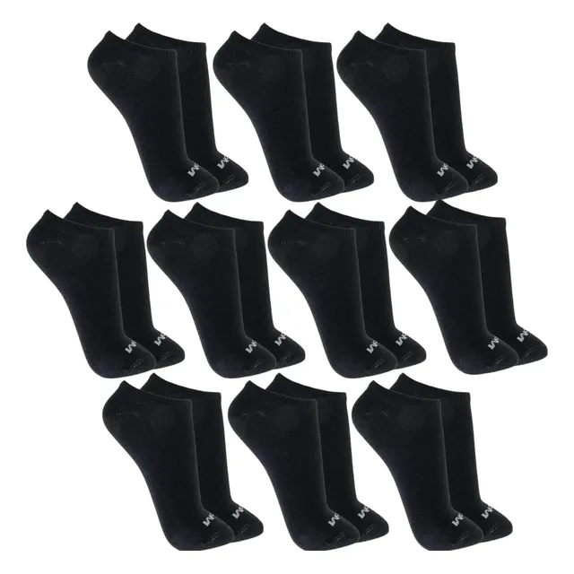 Kit 10 Pares Meias Mash Invisível Esportiva Algodão Original
