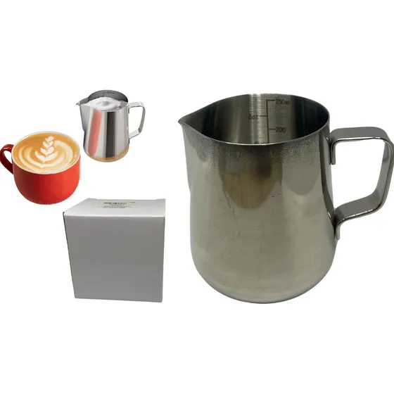 Jarra Leche Espuma Expreso Café Barista250mlacero Inoxidable Color Plateado