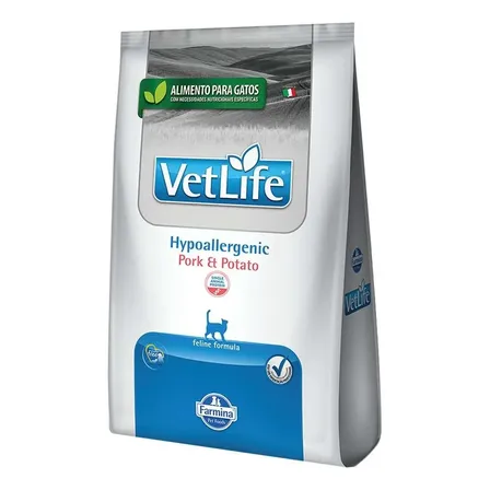 Vet Life Feline Hypoallergenic Pork E Potato 2kg