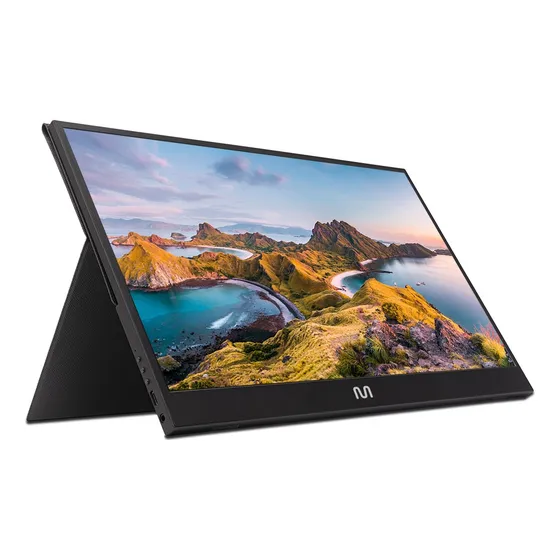 Monitor Portátil Multi Full Hd 15,8 Usb-c Mini Hdmi - Mp002 Cor Preto