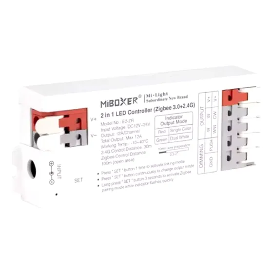 Controlador Fita Led Zigbee 3.0 Zr 2x1 E 3x1