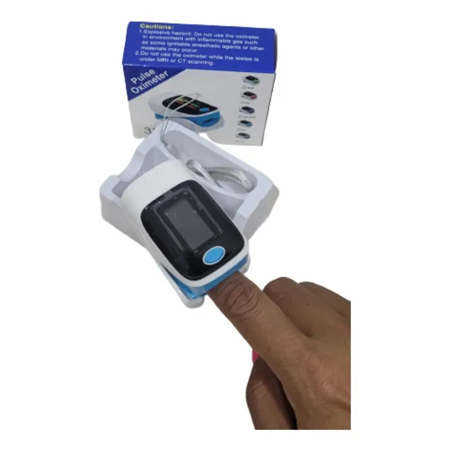 Oxímetro De Pulso Digital Saturador Con Curva + Pilas