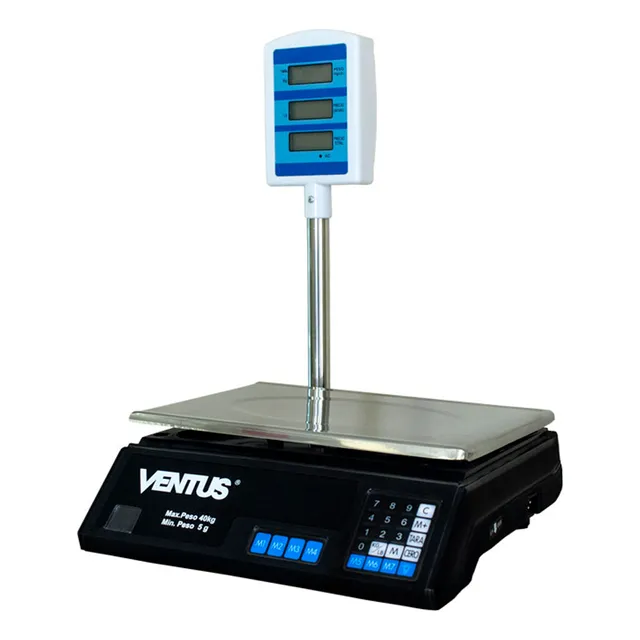 Balanza Digital Con Torre 40kg Ventus B-40t 340x320x460mm