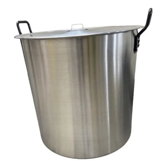 Olla De Aluminio Hallaquera De 170 Litros Nueva Con Su Tapa