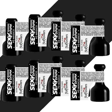 Kit- 10 Pó Mágico Da Bruxa Extra Forte Energético Pré Tr