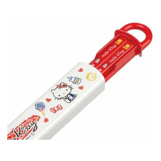 Juego Palillo Estuche Para Almuerzo Niño Diseño Hello