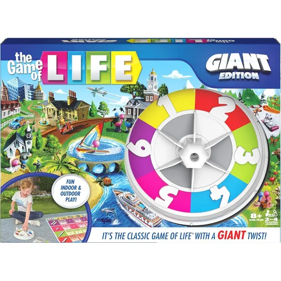The Game Of Life, Juego De Mesa Familiar De Edición Gigante