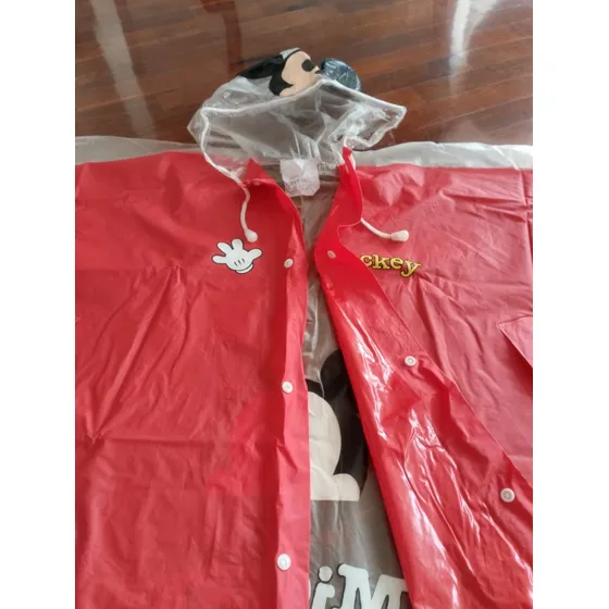 Impermeable Poncho Para Niños De Mickey