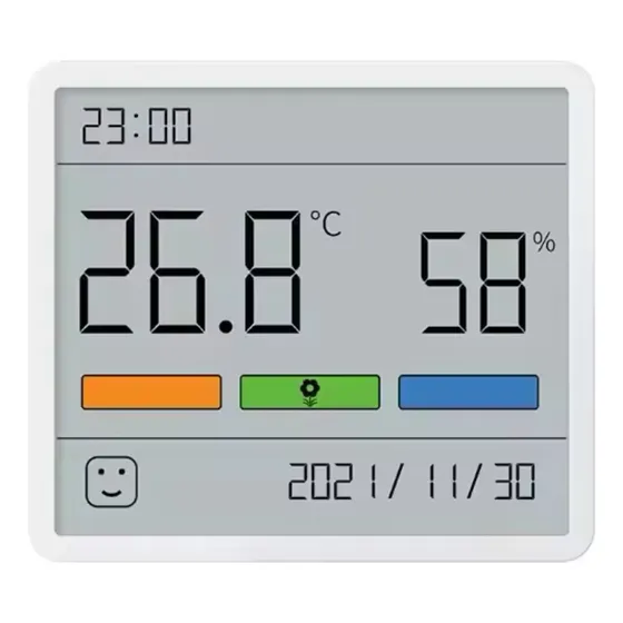 Reloj Termometro Temperatura Higrometro Humedad Calendario